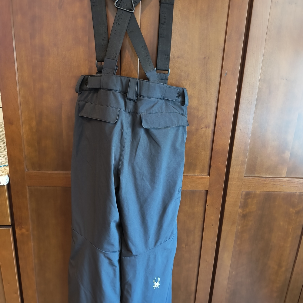 Spyder Orange and Blue Jacket with Black Pants - Picture 7 of 12